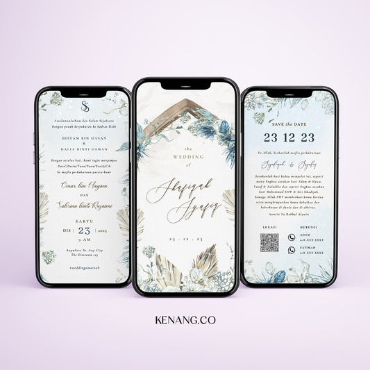 digital wedding invitation